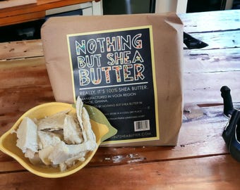 5lbs Unrefined White Shea Butter