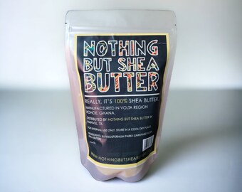 2 lbs Raw, Unrefined, Ivory White Shea Butter