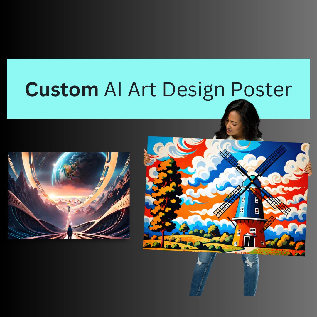 Custom Poster, AI Art Design Poster, AI Design, Unique Design for You ...