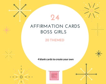 Affirmation Cards for Boss Girls