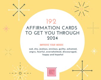 Affirmations for All Your Moods in 2024 Digital Download