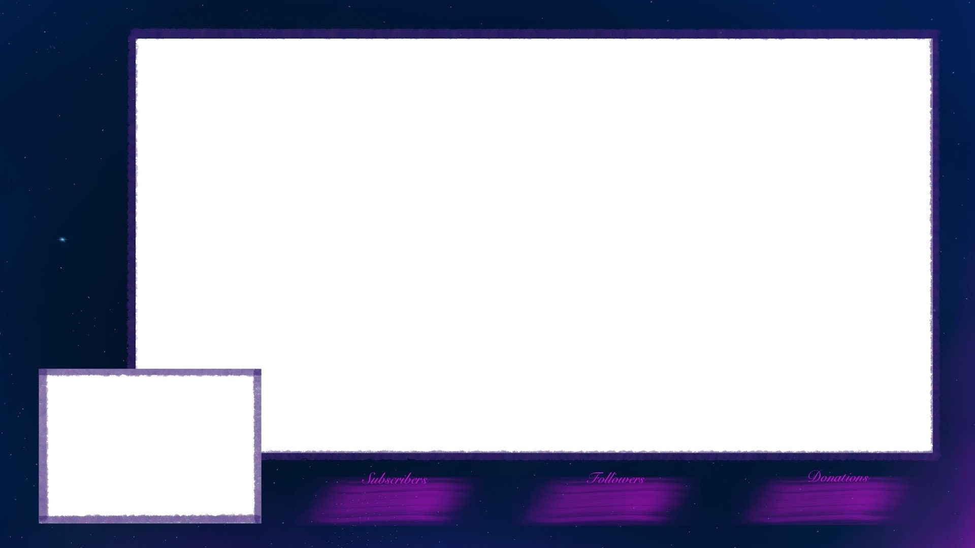 Animated Space Themed Twitch Overlay Night Sky Galaxy Twinkling Animated Space Themed Twitch Overlay Night Sky Galaxy Twinkling