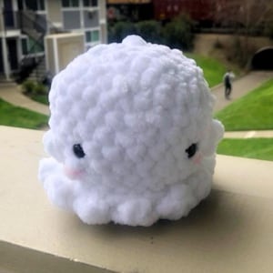 Crochet ghost plushie