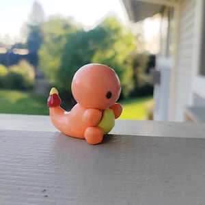 Handmade Charmander sculpture