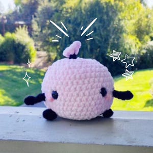 Crochet Stardew Valley junimo plushie
