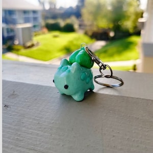 handmade Coraline squid keychain