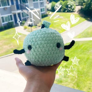 Crochet Stardew Valley junimo plushie