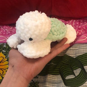 Crochet turtle plushie