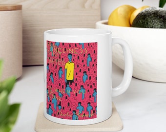 Bukowski 'Loneliness' coffee mug gift