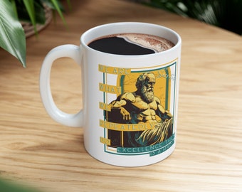 Socrates 'Excellence' coffee mug gift