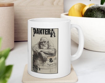 When Diogenes met Pantera 'Walk/Spit' coffee mug