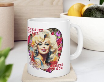 Dolly Parton 'God' Mug gift with quote