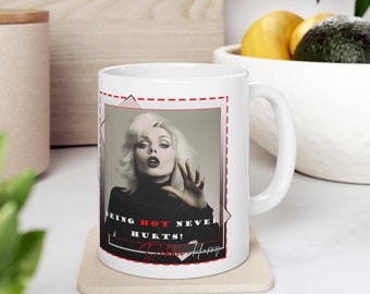 Debbie Harry 'Hot' Mug gift with quote