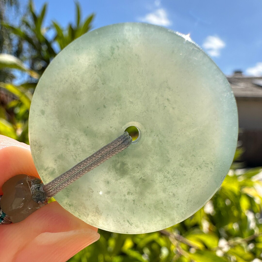 Pendentif Et Collier En Jade Birman Vert - Neuf Avec étiquettes