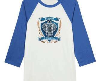 TFAA QUANTUM HOUSE - Unisex 3/4 sleeve Raglan T-shirt