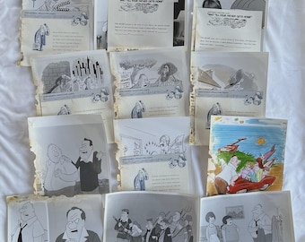 Lote de fotografías de prensa de 1972 "Espera a que tu padre llegue a casa": *Dañado - Leer.