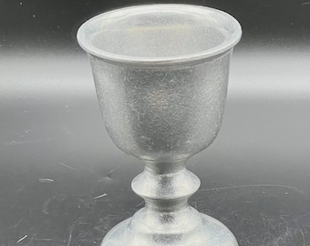 Copa de vino/agua Wilton Armetale RWP de peltre vintage con forma de arado, de 5 1/8 pulgadas.