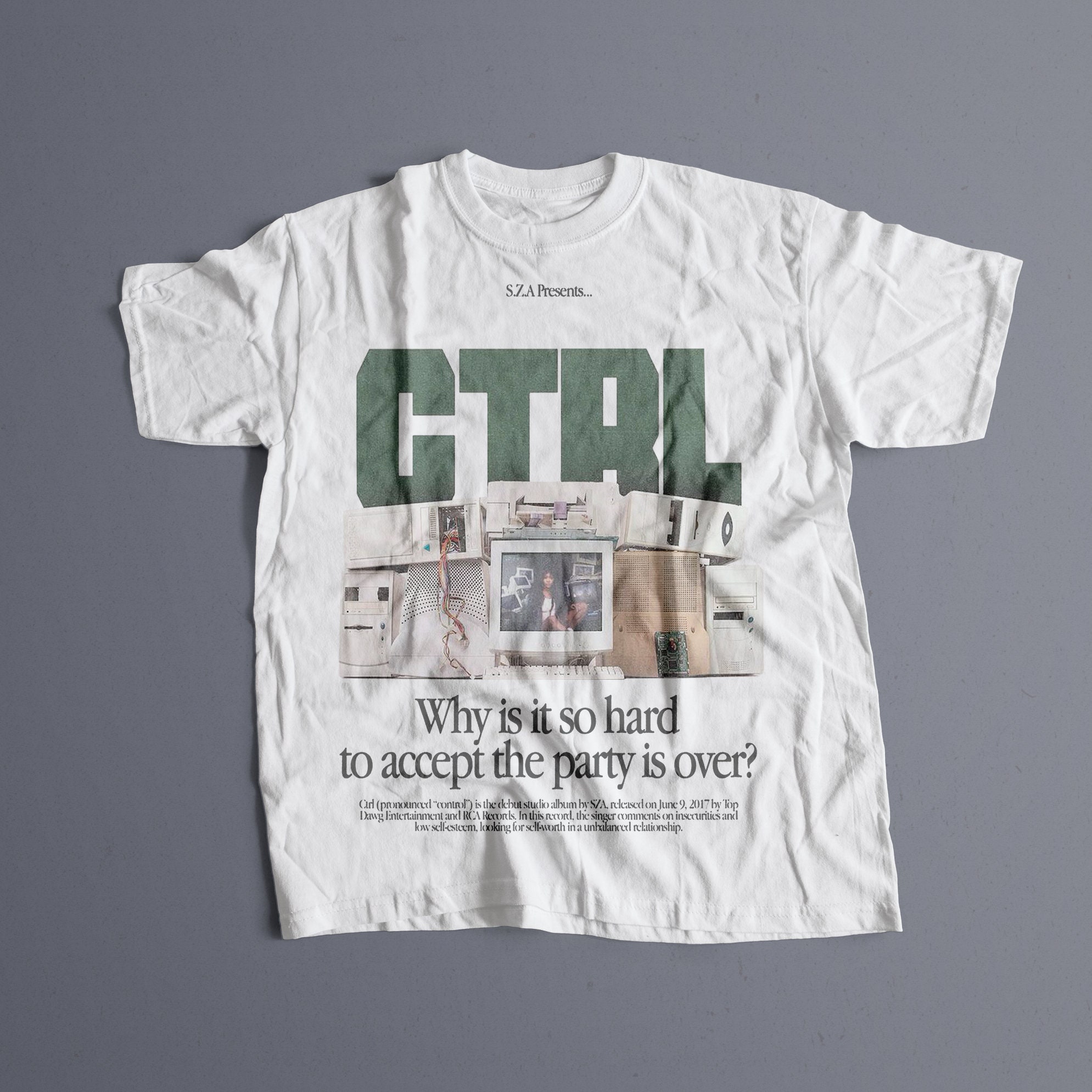 SZA - CTRL T-shirt, sza Graphic Tee, sza Merch, Rap Shirt