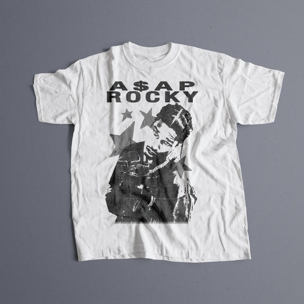 ASAP Rocky T-shirt, asap Graphic Tee, Rocky Merch, Rap Shirt, vintage, unisex gift, Concert T-Shirt