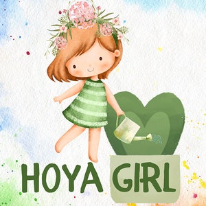 Hoya Mädchen Druck Digitaler Download Hoya Sammler Geschenk Botanische Poster Hoya Liebe Dekor Sanfte Farben Blumen Hoya Kerrii Herz Sofort Download