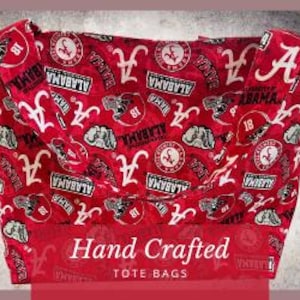 Crimson Tide Alabama Tote Bag