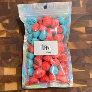 Freeze dried fruit rolls