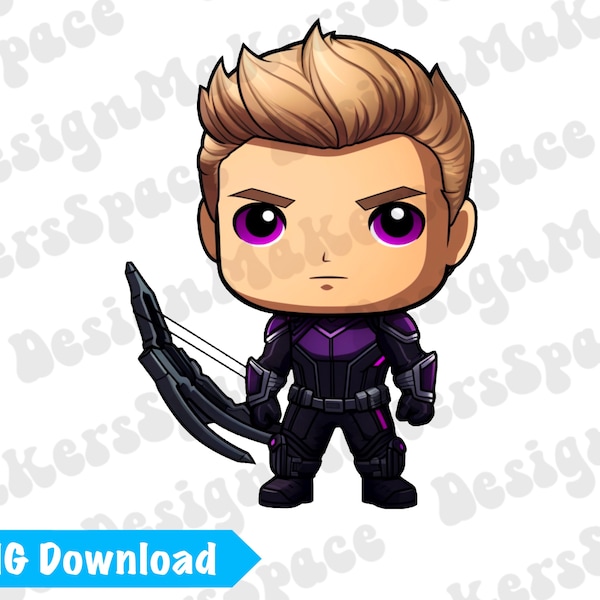 Avengers Hawkeye Png Etsy