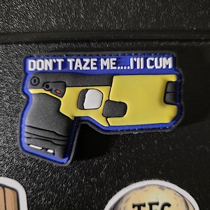 Don&#39;t Taze Me Patch – Funny Taser-Inspired Morale Patch | Tactical Humor Gear