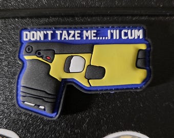 Don't Taze Me Patch – Funny Taser-Inspired Morale Patch | Tactical Humor Gear
