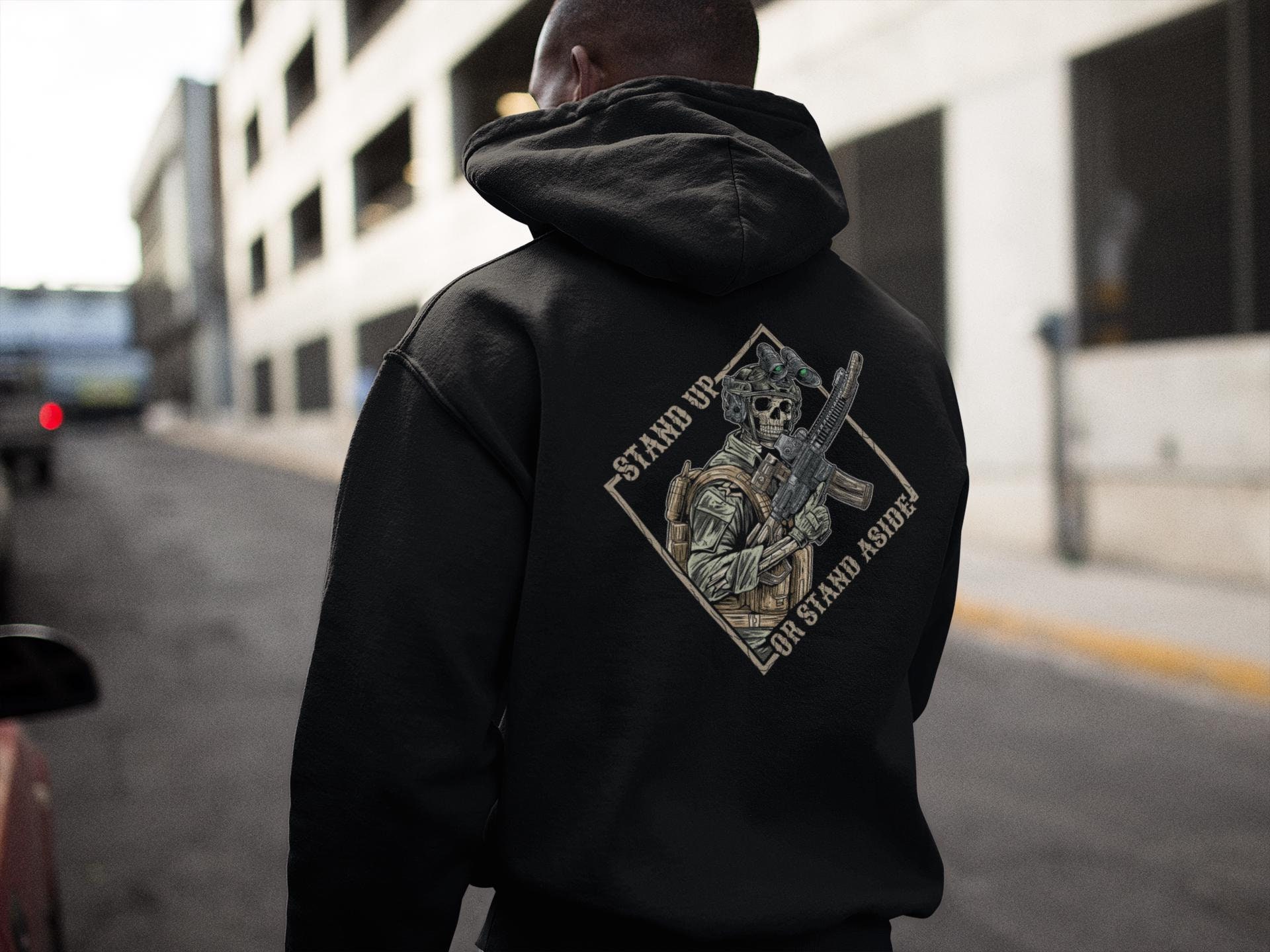 ARKET - Felpa Con Cappuccio Pesante Oversize Nera - Foto 5