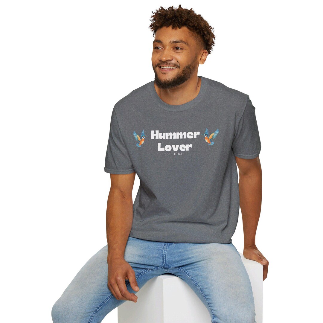 Custom 'hummer Lover' Shirt Personalized Hummingbird Design With