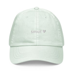 Smut Embroidered Pastel Dad Hat | Bookish Merch | Booktok Hat | Bookish Hat | Smut Reader