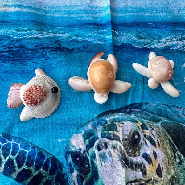 Hawaii Handmade turtle from reclaimed shells