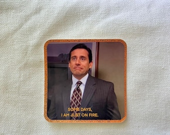 Sticker The Office ‘Just On Fire’ / The Office / The Office Quote Decal