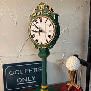 Personalized Golf Clock - Custom Name & EST. YEAR