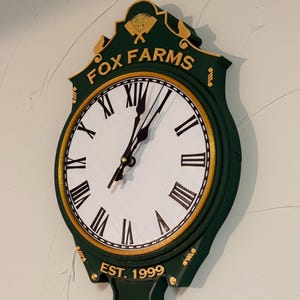 Personalized Golf Wall Clock - Custom Name & EST. YEAR
