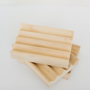 Handmade Pine Wood Soap Saver Dish: Sustainable Bar Soap Tray