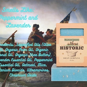 Handmade Natural Bar Soap: Assorted Historical Scents, Quality Soap Gifts, Soaps for Dad image 18