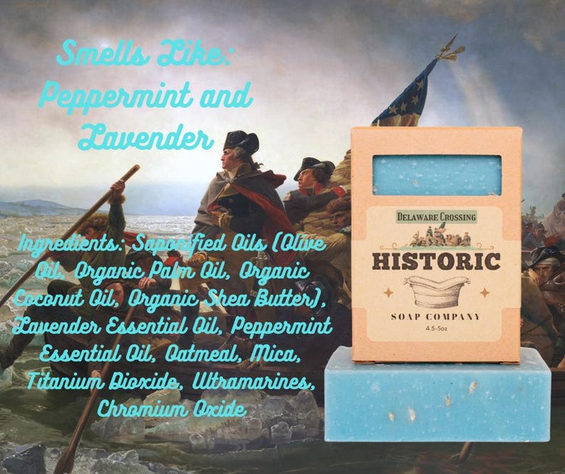 Handmade Natural Bar Soap: Assorted Historical Scents, Quality Soap Gifts, Soaps for Dad image 18