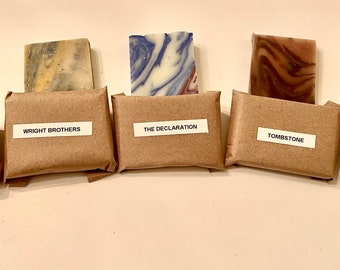 Artisan Soap Sample Set: Travel Size Natural Soap Bars