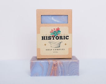 The 19th: Natural Handmade Bar Soap, Strawberries and Cream, Peach, Citrus and Berries Scent