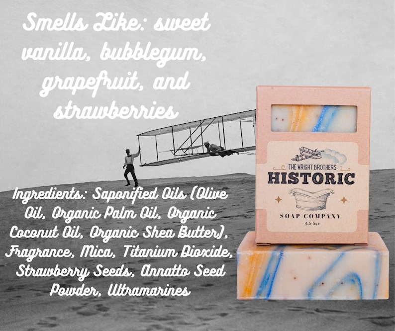 Handmade Natural Bar Soap: Assorted Historical Scents, Quality Soap Gifts, Soaps for Dad image 16