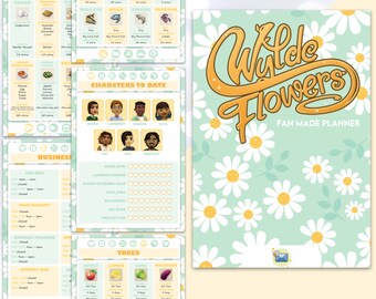 Wylde Flowers Guide, Relationship tracker, Crops tracker, Meals Tracker, Gift Tracker, Fish Tracker, and more!