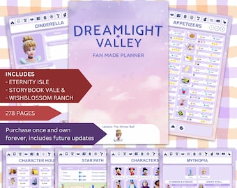 Ultimate Dreamlight Valley Planner & Tracker, All in One DDV Guide, Last Update: Winter Warmth