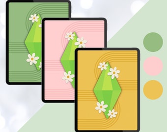 The Sims 4 Plumbob background, iPad background, iPhone background, Desktop background