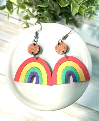 Orecchini Arcobaleno LGBT Con Nappe Lunghe Fatte A Mano – Pendenti Bohemian Colorati Per Pride Parade, Regalo LGBTQ+