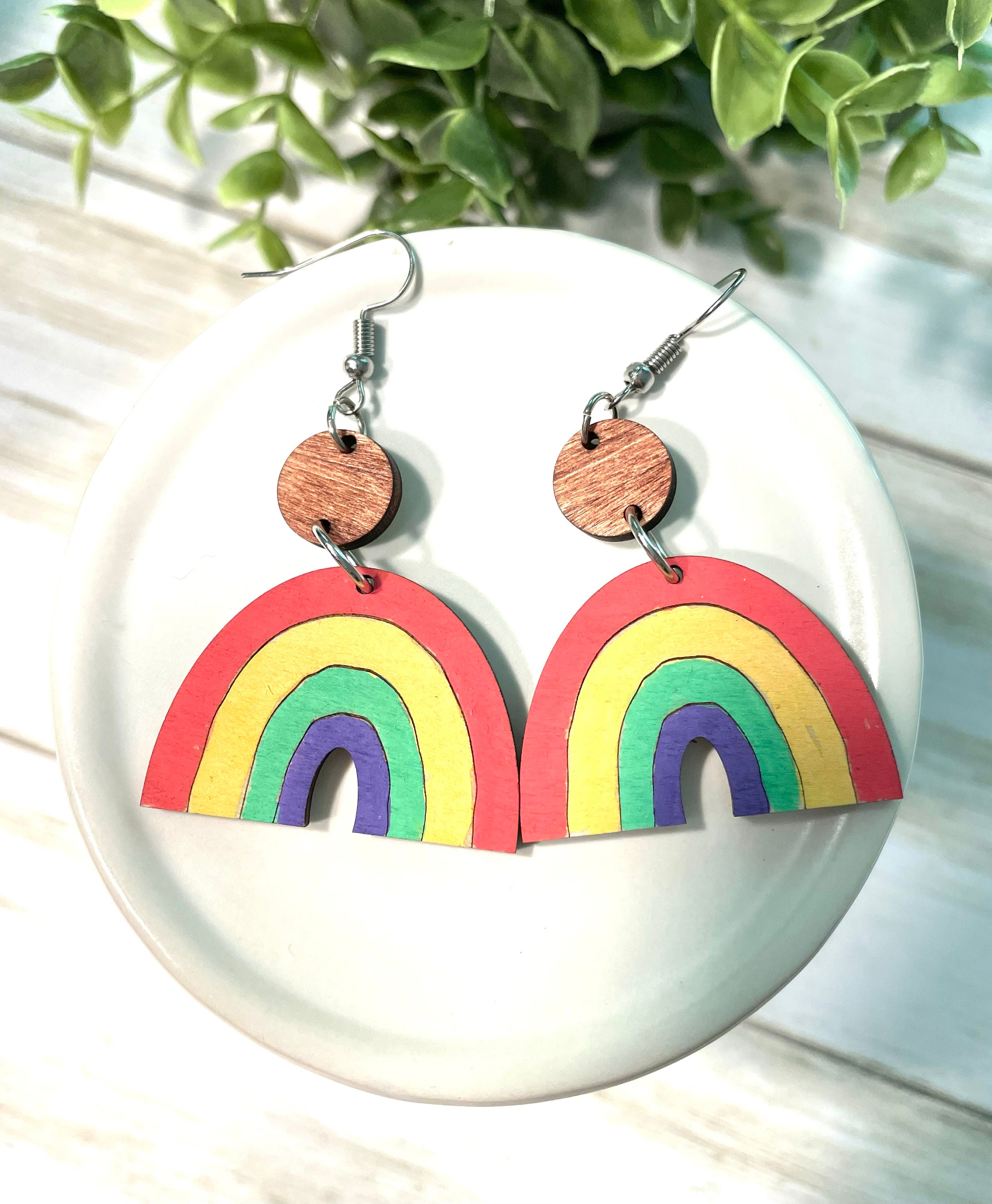 Orecchini Arcobaleno LGBT Con Nappe Lunghe Fatte A Mano – Pendenti Bohemian Colorati Per Pride Parade, Regalo LGBTQ+
