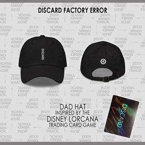 Lorcana - Jetez le chapeau de papa de la carte d'erreur d'usine - Inspiré du JCC Disney Lorcana