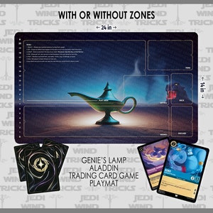 O Gênio das Mil e Uma Noites e a Lâmpada de Aladim - Jogo de Cartas Colecionáveis Padrão Disney Lorcana - TCG - Costurado - Lore Tracker