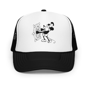 Steamboat Willie Foam Trucker Hat